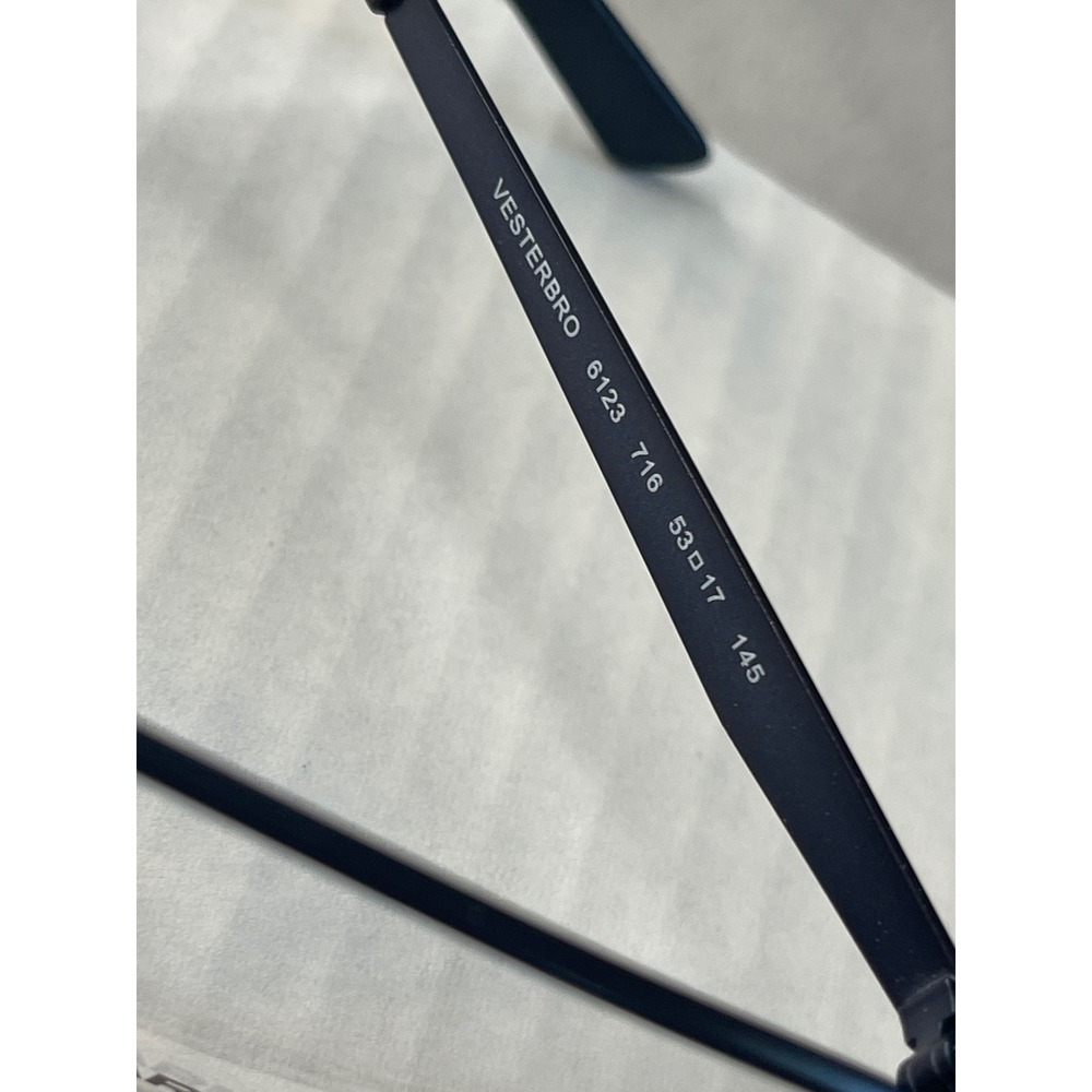 Arnette Vesterbro 6123 716 Matte Black Rectangular Men Eyeglasses 53-17-145 NEW - Picture 4 of 9